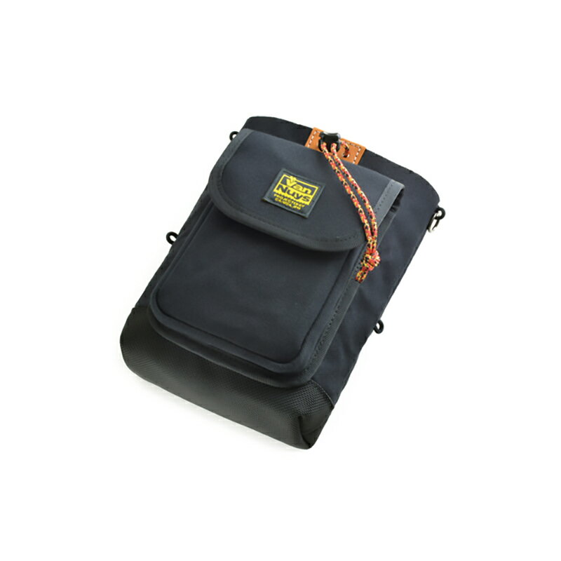 【ふるさと納税】VanNuys セミフラップフロントポケット付き ウエストオープンツールバッグ ブラック　【ファッション・カバン・バッグ・ファッション・カバン・バッグ】