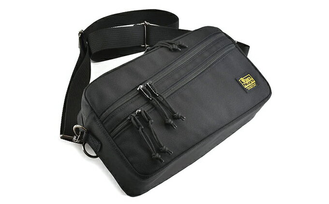 【ふるさと納税】VanNuys 完全無欠のWファスナーサブバッグ/セミロングワイド ウエストバッグ ウエストポーチ アウトドア ボディバッグ ヒップバッグ バンナイズ