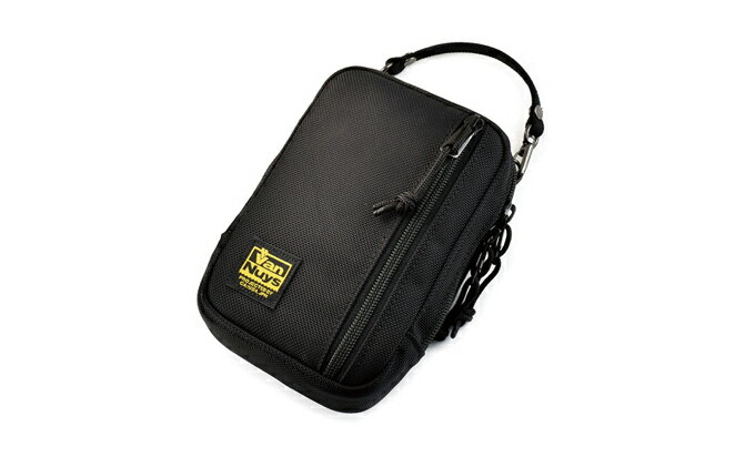 【ふるさと納税】VanNuys 薄型サブポケット／Type-B ウエストバッグ 多機能ウエストバッグ 収納多数 ヒップバッグ 帆布 バンナイズ ファッション カバン