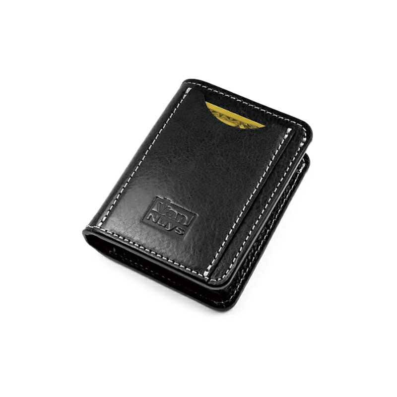 VanNuys カードが30枚〜40枚程度入る小さい財布 ビンテージブラック [ファッション・ファッション小物]