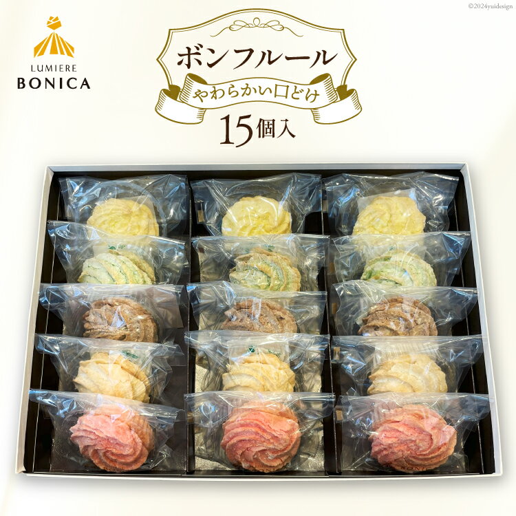 菓子 ルミエール ボニカ ボンフルール 15個入 [パパベル 徳島県 北島町 29av0005] お菓子 おかし 洋菓子 焼き菓子 デザート スイーツ おやつ