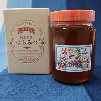 【ふるさと納税】徳島県藍住町産純粋はちみつ　1000g(箱入り)【1133285】