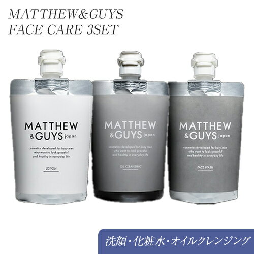 【ふるさと納税】洗顔 メンズ FACE CARE 3SET 洗顔料100g×1+化粧水100ml×1+オイルクレンジング100ml×1 株式会社R・T《90日以...