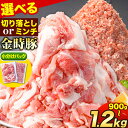 15位! 口コミ数「0件」評価「0」豚肉 選べる2種 阿波の金時豚 切り落とし ミンチ 900g～1.2kg アグリガーデン 《30日以内に出荷予定(土日祝除く)》豚肉 ブラン･･･ 