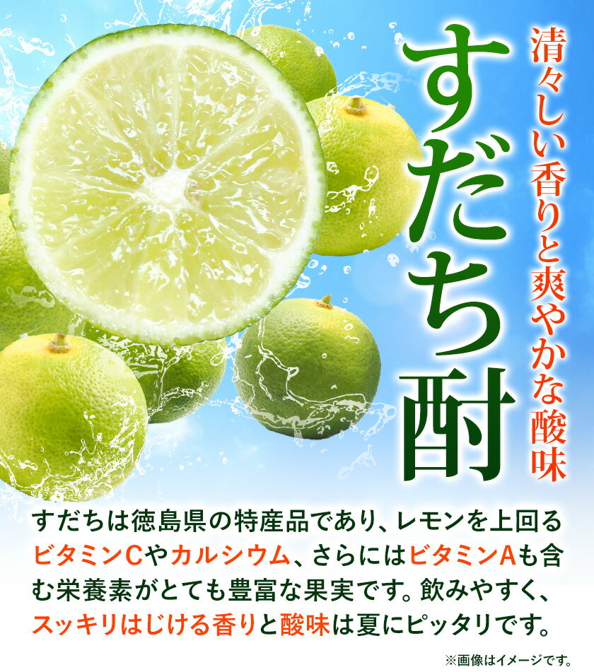 【ふるさと納税】徳島 すだち お酒 酒 焼酎 アルコール ギフト プレゼント 詰め合わせ すだち酎飲み比べセット(720ml × 4本)《30日以内順次出荷(土日祝除く)》日新酒類株式会社 送料無料 徳島県 上板町
