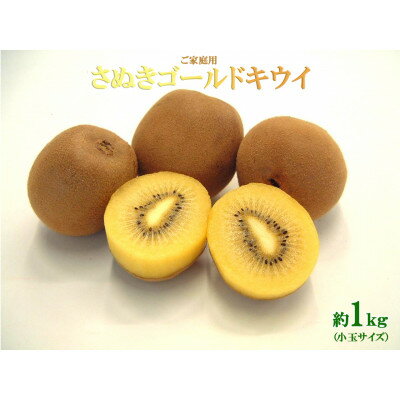 Rakuten - 【ふるさと納税】ご家庭用さぬきゴールドキウイ　約1kg【配送不可地域：離島】【1705916】