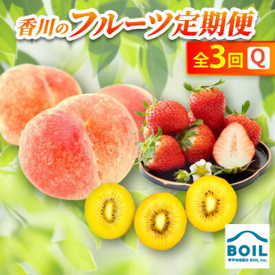 [発送月固定定期便]香川のフルーツ(3Q)全3回[配送不可地域:離島・北海道・沖縄県]