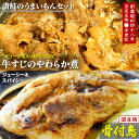 【ふるさと納税】 《レビューキャンペーン》讃岐のうまいもんセット4 骨付鳥 鶏肉 ひな1本 おや1本 牛すじのやわらか煮2個 セット オリーブ牛 和牛 香川県 讃岐 名物 冷凍 食品 おかず おつまみ 老舗 郷土料理 ご当地グルメ お取り寄せ お取り寄せグルメ 送料無料