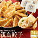 【ふるさと納税】親どり専門店が作る親鳥餃子(8個×3パック) | 骨付き鳥 骨付き鶏 骨付き 鶏肉 肉 骨付き肉 若鶏 鶏肉専門店 味付き スパイス 焼くだけ おかず ディナー 誕生日 記念日 パーティー グルメ お取り寄せ おすすめ 香川県 高松市 送料無料