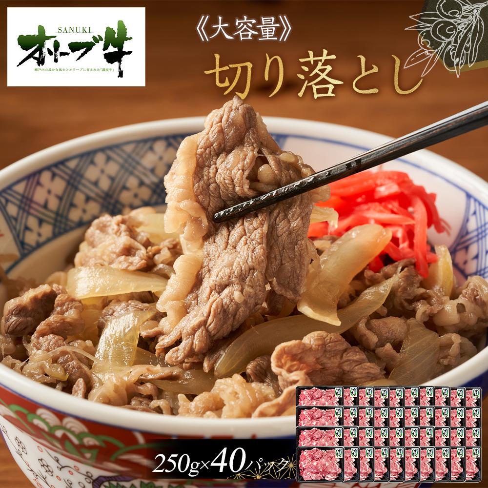 【ふるさと納税】《おすそわけにも・小分け・大容量》オリーブ牛切り落とし10kg | 肉 お肉 にく 食品 香川県産 人気 おすすめ 送料無料 ギフト
