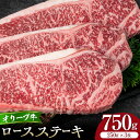 【ふるさと納税】オリーブ牛ロースステーキ250g3枚入り