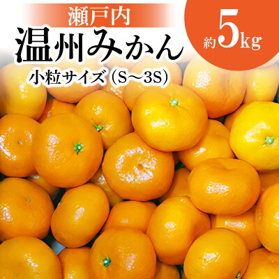 楽天ふるさと納税　【ふるさと納税】【先行予約】 瀬戸内温州みかん 小粒サイズ 約5kg【2024年10月下旬～2025年1月下旬配送】 小粒 S 3S サイズ 温州みかん ミカン果物 フルーツ 送料無料 産地直送 食品 香川県 高松市 柑橘 お取り寄せ 高品質