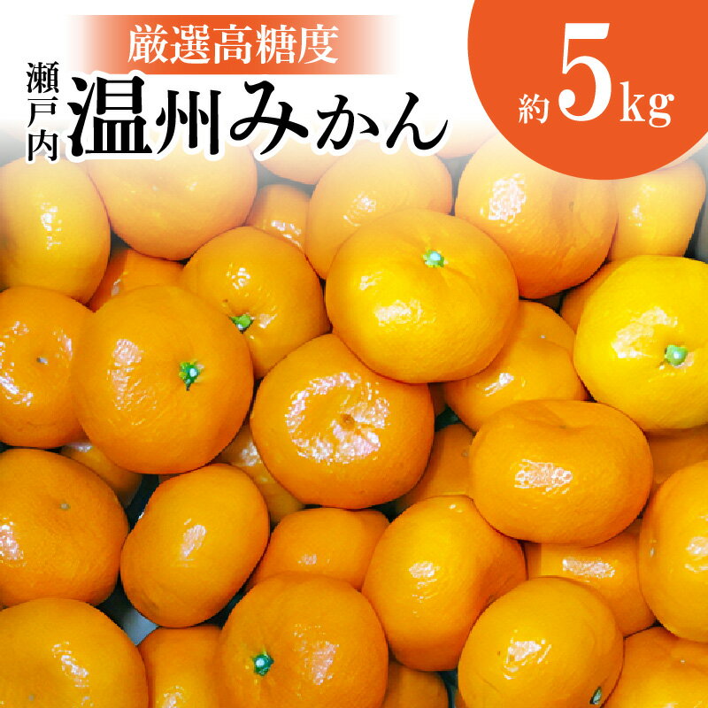 厳選 高糖度 瀬戸内温州みかん 約 5kg 【11月上旬～1月中旬】みかん 産地直送 食品 柑橘 お取り寄せ お取り寄せグルメ 贈り物 自宅用 家庭用 おすそ分け 温州みかん おやつ デザート 高品質 果物 フルーツ 香川県 高松市 送料無料