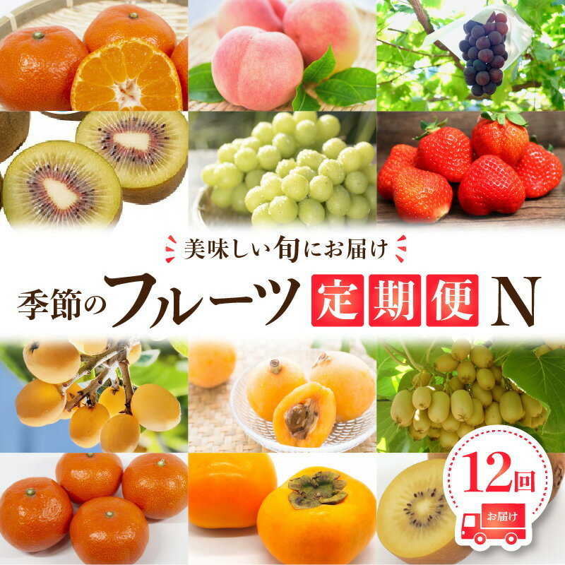 29位! 口コミ数「0件」評価「0」 季節 フルーツ 人気 厳選 高松市 12回 旬 定期便 フルーツ 果物 みかん いちご シャインマスカット 桃 びわ 柿 キウイ 完熟小原･･･ 