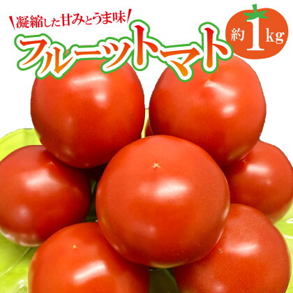 フルーツトマト 約1kg 野菜 甘み 瀬戸内 丹精 ミディトマト 料理 有機肥料 土耕 栽培 栄養素 豊富 生食 常温 香川県 高松市 送料無料