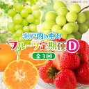 【ふるさと納税】【3回お届け】高松市自慢のフルーツ定期便【D】 | 果物 フルーツ 果実 さぬきひめいちご シャインマスカット 温州みかん いちご マスカット ...