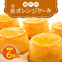 【ふるさと納税】 瀬戸内 芳醇 オレンジケーキ 小丸 6個入