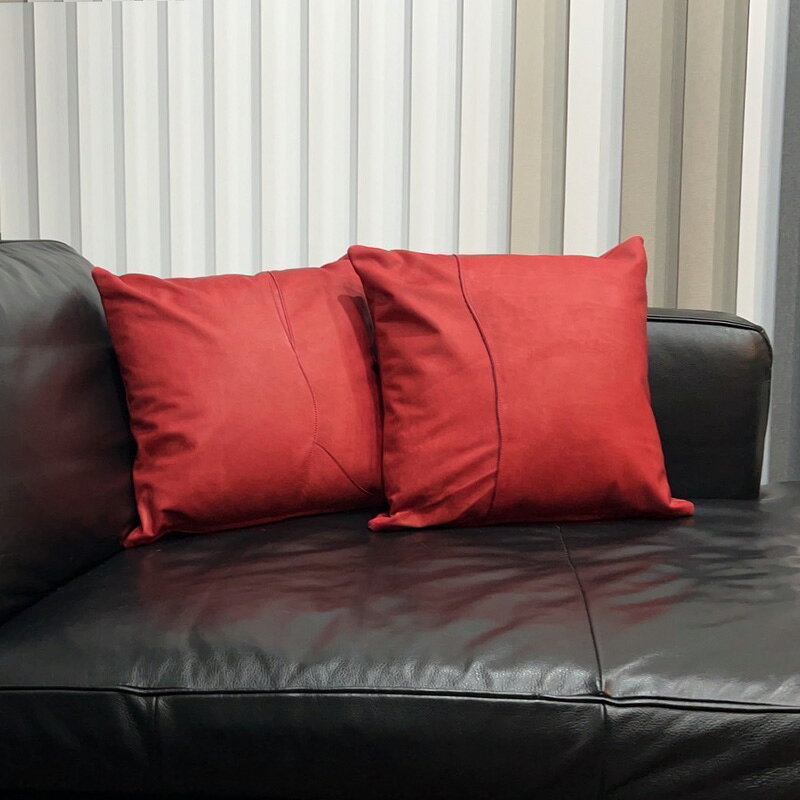 【ふるさと納税】 レザークッション(パッチワーク)の紹介画像3