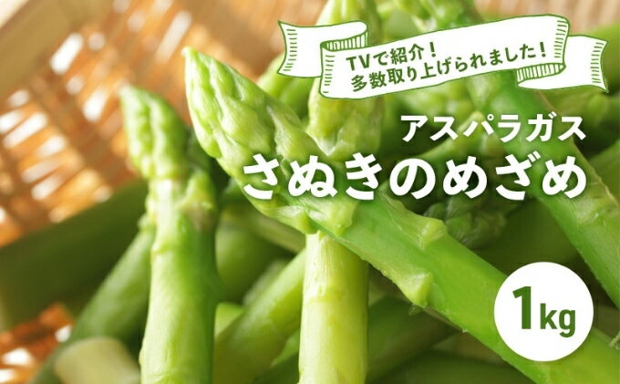 【ふるさと納税】さぬきのめざめ（アスパラガス）1kg【五色青果】　【野菜・野菜セット・アスパラガス・さぬきのめざめ・アスパラ・1kg】　お届け：2024年3月上旬～8月下旬です。