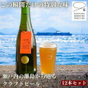 【ふるさと納税】この瞬間だけの特別なビール！瀬戸内の離島から送る 季節のクラフトビール12本セット　【 アルコール 地ビール こだわり 酵母無濾過 手作り 最善 味の違い 個性 おしゃれ 】