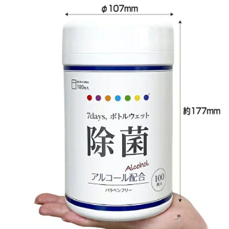 【ふるさと納税】 7days, ボトル ウェットティッシュ 除菌アルコール (本体・詰替え 選べる容量 60枚入 100枚入) 大容量 ティッシュ 除菌 アルコール 日用品 必需品 消耗品 常備 防災 災害 ローリングストック ウェットシート 人気 おすすめ まとめ買い 送料無料 f372021-marugame-10001020 香川県丸亀市 サンプル画像3