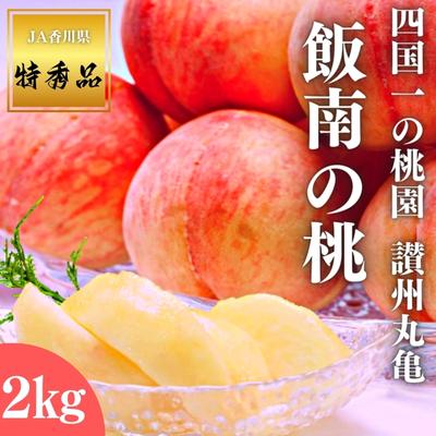 【ふるさと納税】讃州丸亀 飯南の桃 約2kg（目安:6玉～8