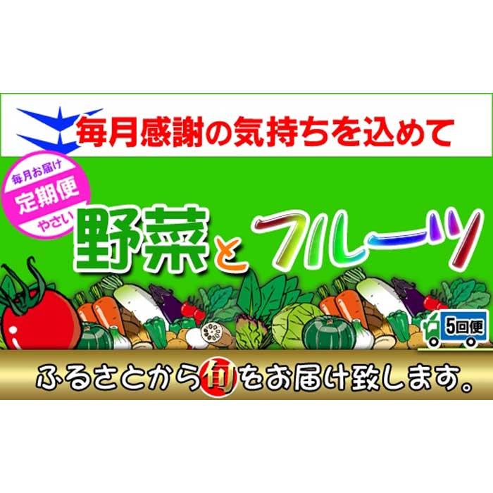 【ふるさと納税】〈定期便5回〉創業100年！老舗の八百屋がチ