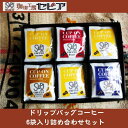 【ふるさと納税】ドリップバッグコーヒー6袋入り詰め合わせセット | 珈琲 飲料 ドリップバッグ ソフトドリンク 人気 おすすめ 送料無料