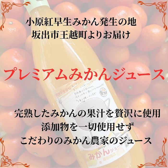 【ふるさと納税】プレミアムみかんジュース(小原紅早生・宮川早生)　1,000ml×6本セット | 飲料 果実飲料 ドリンク 食品 人気 おすすめ 送料無料