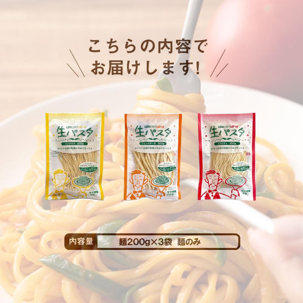 【ふるさと納税】パスタ 生パスタ 600g ( 200g × 3袋 ) 6食分 全3種 食べ比べ パスタ麺のみ 麺 麺類 香川 スパゲッティ スパゲティ ふるさと納税 ふるさと ぱすた 美味しい グルメ