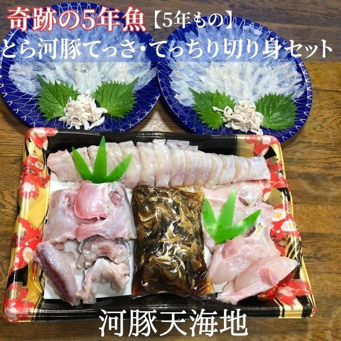 【ふるさと納税】奇跡の5年魚【5年もの】とら河豚てっさ110g・てっちり切り身250gセット(ざく80g付） | ふぐ フグ 河豚 とらふぐ トラフグ ふぐ刺し てっさ しゃぶしゃぶ 魚 お魚 さかな 食品 人気 おすすめ 送料無料のサムネイル