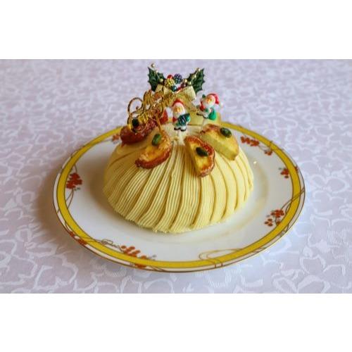 【ふるさと納税】【卵・乳製品・小麦不使用！】LE PAYSAN　こだわりのクリスマスケーキ（さつま芋のモ..