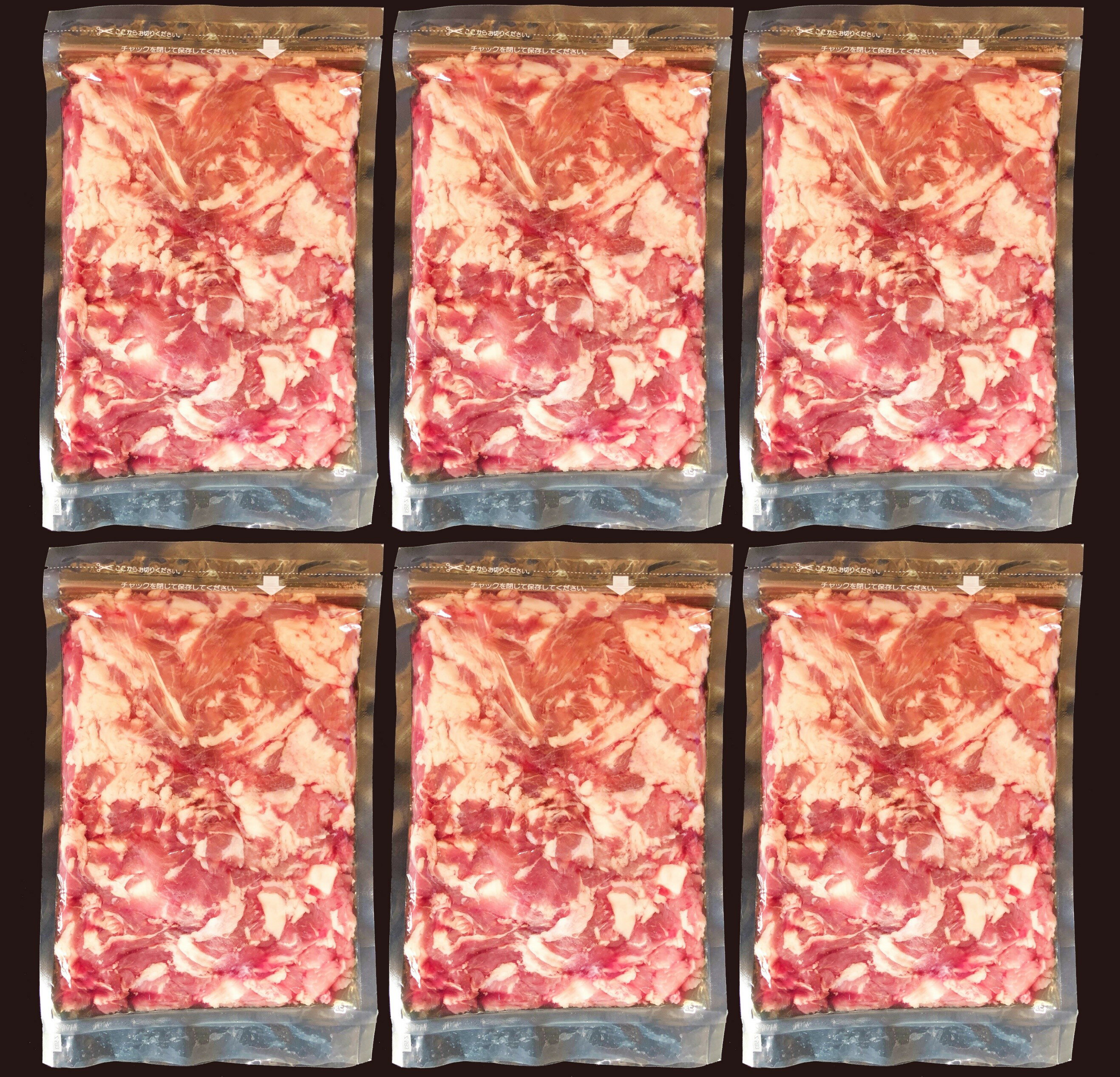 【ふるさと納税】 豚肉 切り落とし こま切れ 3kg ( 500g × 6袋) 小分け 冷凍 国産 香川県 善通寺市 人気