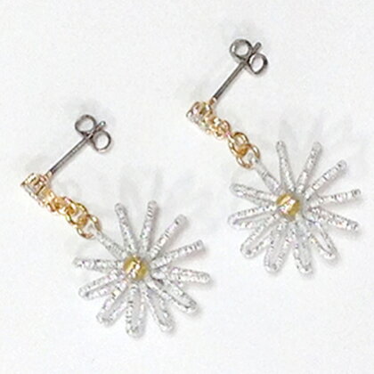 水引ピアス・銀 【アクセサリー・ファッション】