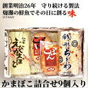 【ふるさと納税】かまぼこ詰合せ9個入り 蒲鉾 ちくわ 贈答　【魚貝類／かまぼこ・練り物類】