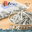 【ふるさと納税】いりこの産地から!伊吹いりこ 大羽 1kg(250g×4袋) 加工食品 魚貝類 干物