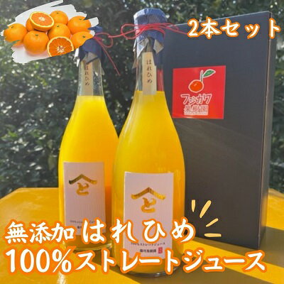 21位! 口コミ数「0件」評価「0」無添加　はれひめ100％ストレートジュース2本セット　【果汁飲料・野菜飲料・みかんジュース・ストレートジュース・無添加】　お届け：2024年･･･ 