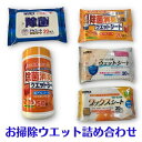 【ふるさと納税】お掃除ウエット詰め合わせ 雑貨 日用品 手間いらず 簡単 お部屋 除菌 アルコール ウェットシート 消臭 ワックス 防災 防災グッズ 防災セット