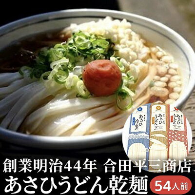 【ふるさと納税】うどん あさひうどん乾麺 54人前 香川 さ