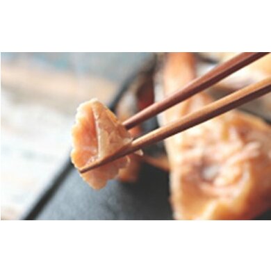 スモークサーモン屋の燻カマ 5個入( 2パック)　【魚貝類 鮭 サーモン スモークサーモン さけ サケ】