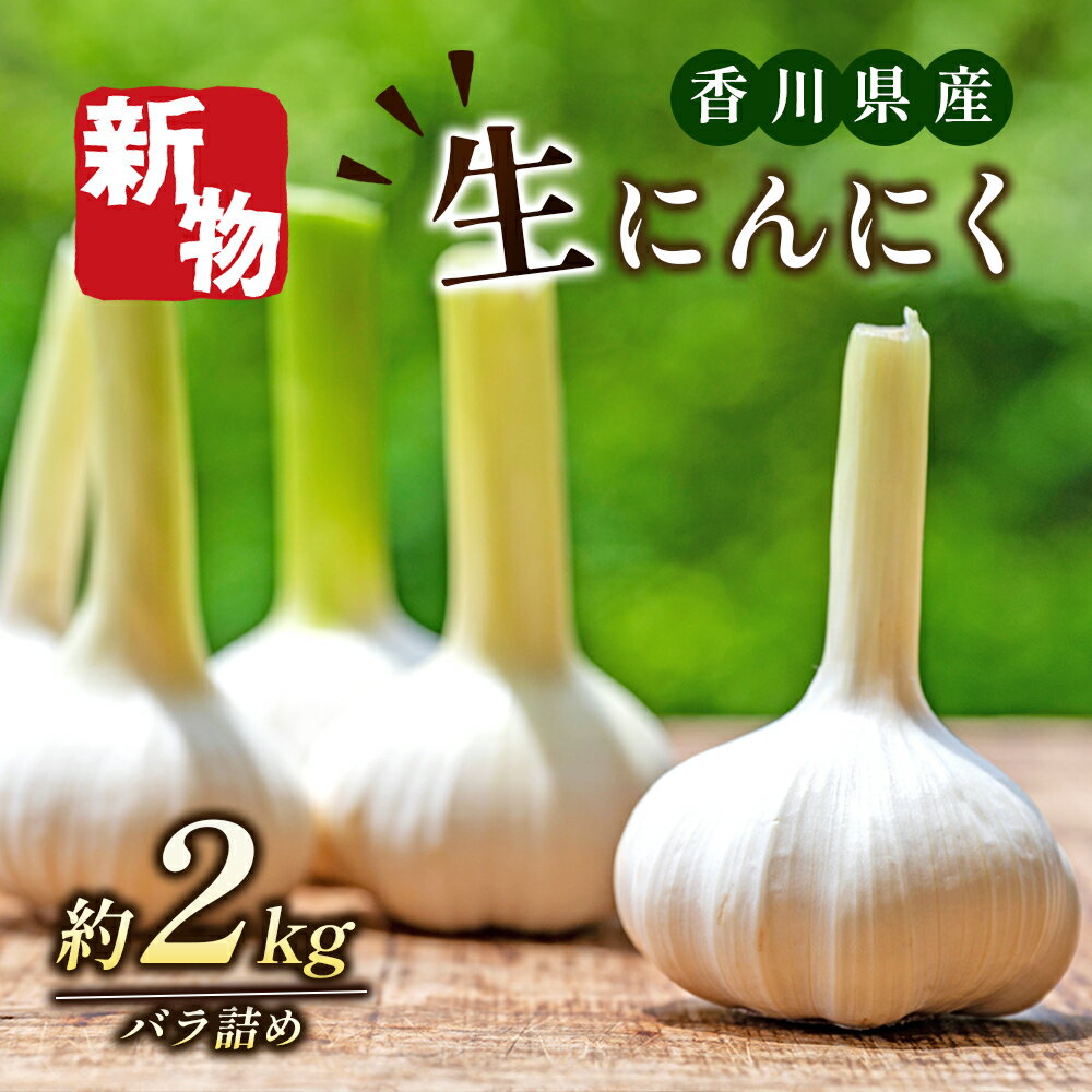 生にんにく（新物）2kg　　お届け：2024年5月上旬～6月上旬