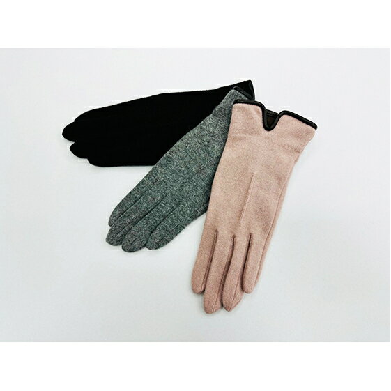 【ふるさと納税】東かがわ市からお届けする【カシミヤ100％レディース手袋】Les-179　【 ファッション ファッション小物 雑貨 日用品 福田手袋 自社ブランド 高級感 ステッチ タッチ刺繍 】　お届け：2023年9月1日より順次発送となります。のサムネイル