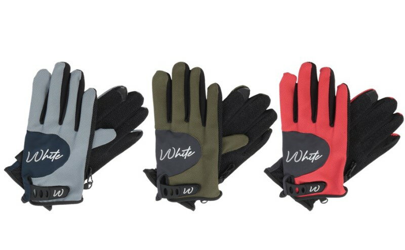 【ふるさと納税】東かがわ市からお届けする【アウトドア・メンズ手袋】White-SS04