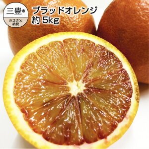 【ふるさと納税】国産希少オレンジ 「ブラッドオレンジ」 約5kg