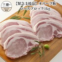 【ふるさと納税】緊急支援品 期間限定 豚肉 オリーブ豚 ロー