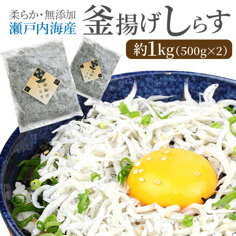 3位! 口コミ数「0件」評価「0」漁師直送！釜揚げしらすちりめん　約1kg（500g×2）