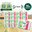 【ふるさと納税】除菌シート 60枚 3パック 16袋 ノンア