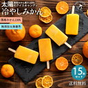 【ふるさと納税】 ギフト アイス 愛媛県産 みかん 100% 冷やしみかん 合計15本 セット 無添加 砂糖不使用 アイスキャンディ 国産 アイスクリーム スイ...