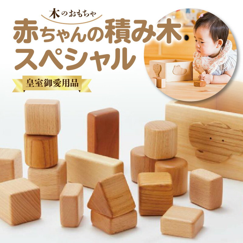 【ふるさと納税】【皇室ご愛用品】《レビューキャンペーン》 木のおもちゃ 赤ちゃんの積み木 スペシャル 積み木 男の子 女の子 子供 キッズ 乳児 国産 安心 安全 自然塗料 人気 出産祝い お祝い 贈り物 ギフト プレゼント 職人 オモチャ 木製玩具 知育玩具 玩具 職人 手作り