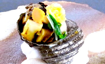 【ふるさと納税】小豆島　潮彩つぼ焼き　サザエ2個セット　【魚貝類・加工食品】